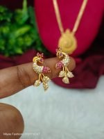 AD peacock Earrings - Image 3