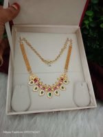 Kempu Necklace